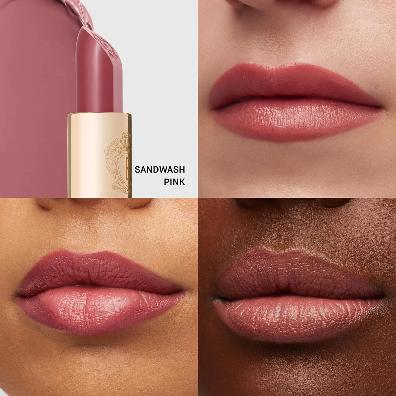 Помада Bobbi Brown Luxe | Яркая, ухаживающая за кожей помада для насыщенного сатинового финиша | Масло ромашки и воск из цветков жасмина, 0,12 унции, 03 Sandwash Pink (Beige pink) — фото 2