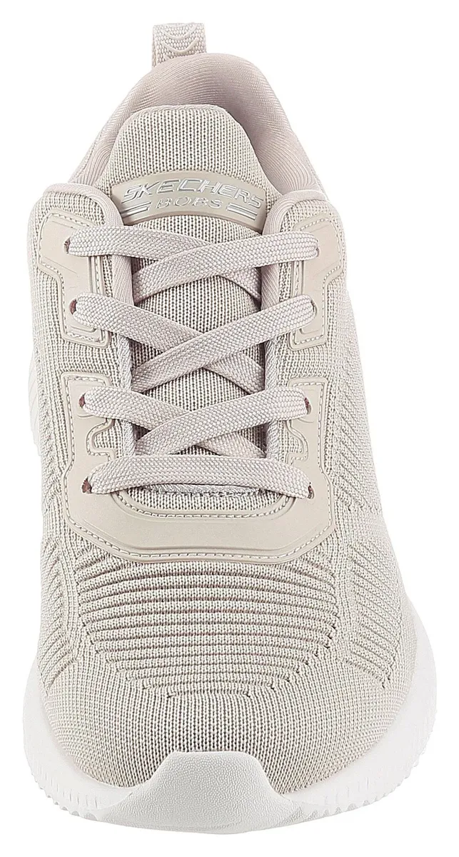 Кроссовки Skechers "Bobs Squad - Tough Talk", с узором Skech-Knit, повседневная обувь, полуботинки и туфли на шнуровке, цвет Natur — фото 4