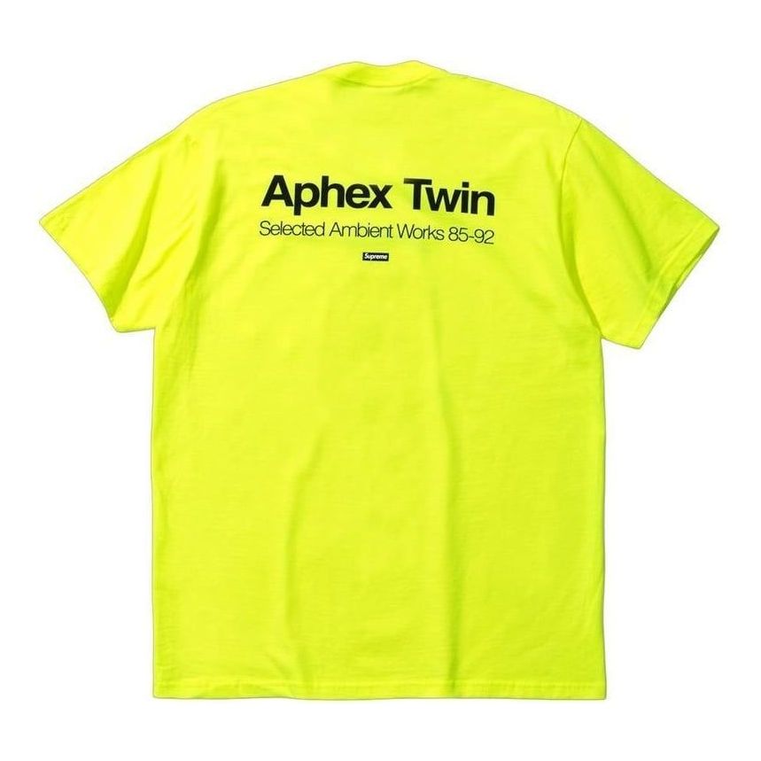 Футболка Supreme x Aphex Twin Ambient Works 'Fluorescent Yellow' — фото 2
