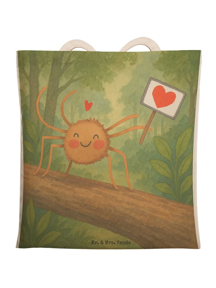 

Mr. & Mrs. Panda Сумка Spider Agathe с мотивационным дизайном, без надписи, белого цвета