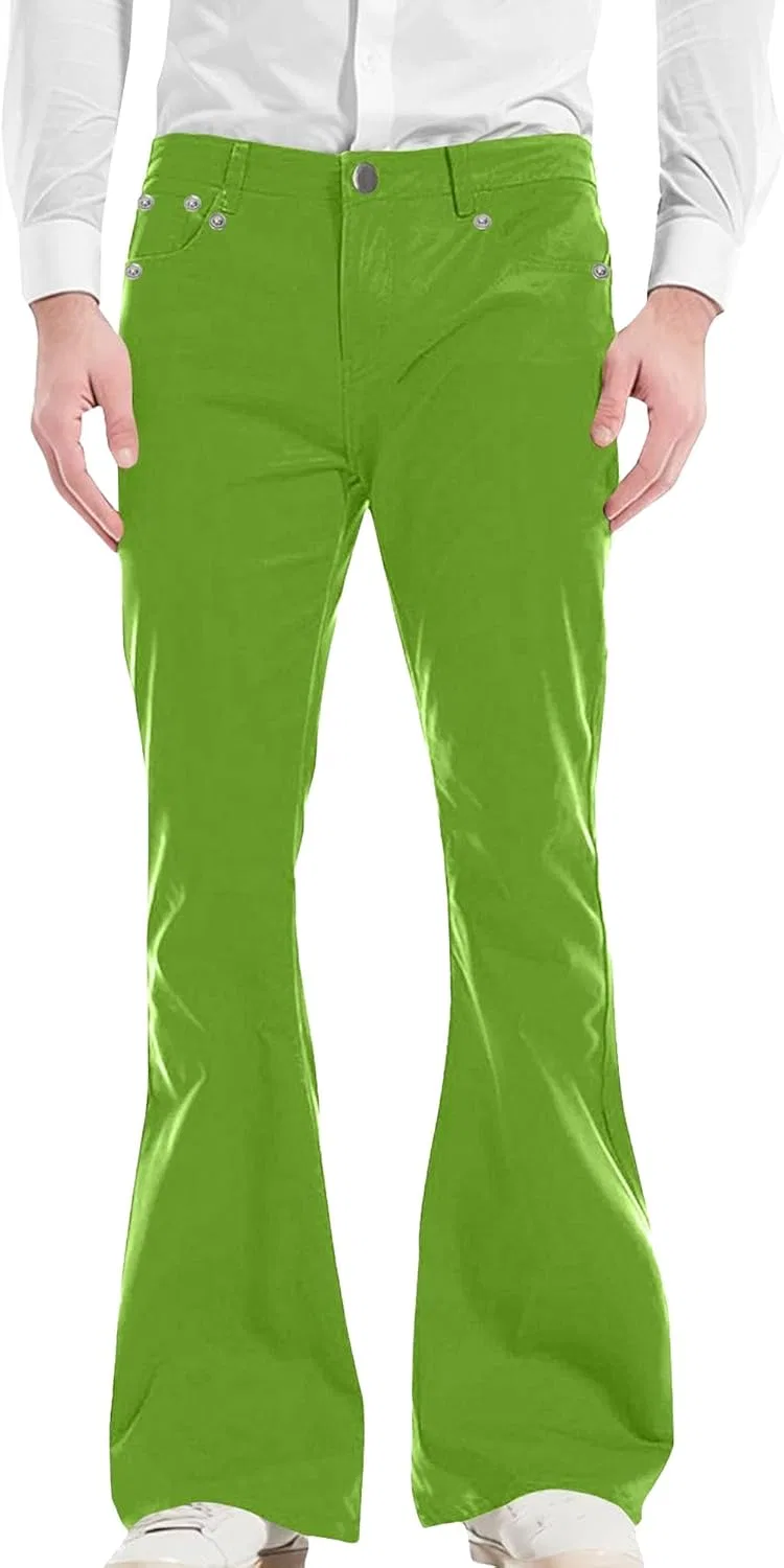 Джинсы клеш, Regular Fit, Green 2