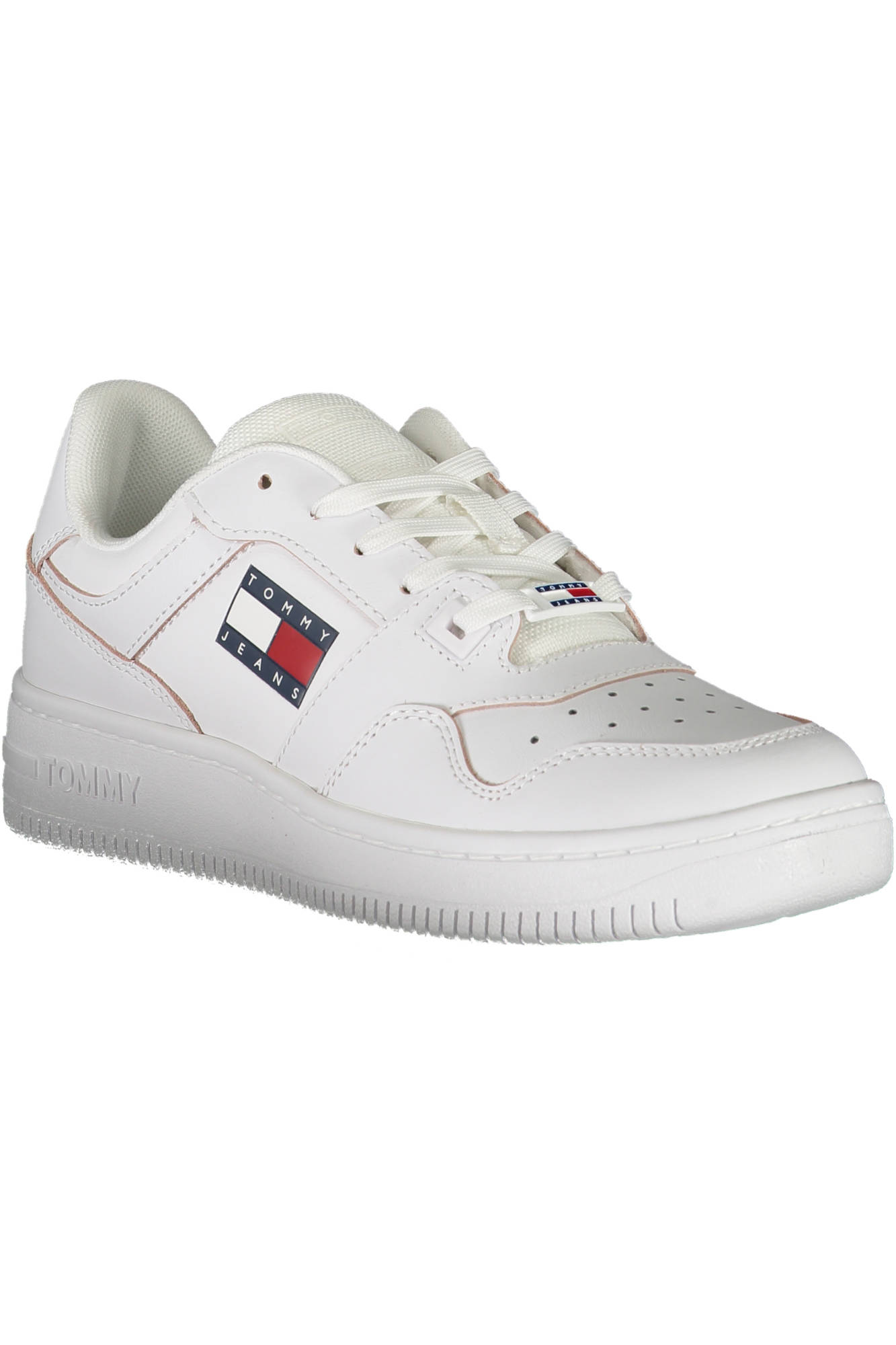 Кроссовки женские Tommy Hilfiger с логотипом, белый / красный — фото 2