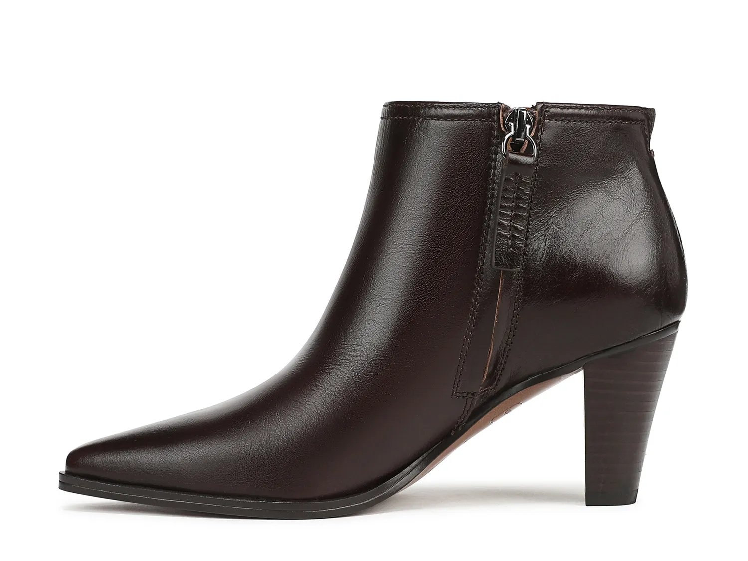 Ботинки Franco Sarto Josiah Bootie, Dark Brown Leather — фото 3