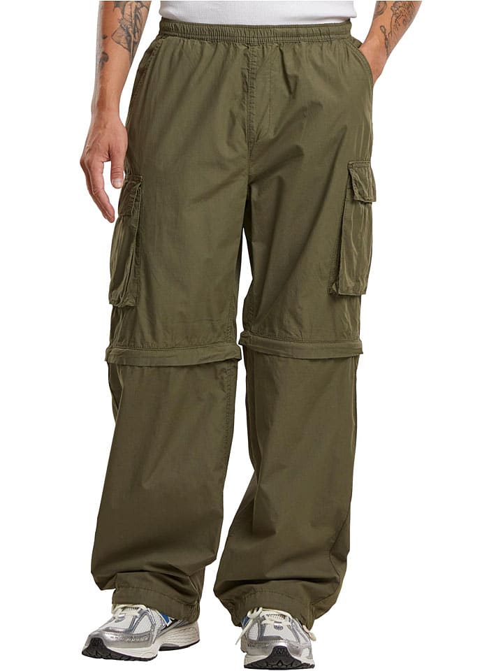 

Urban Classics Брюки-карго со съемными штанинами, цвет хаки