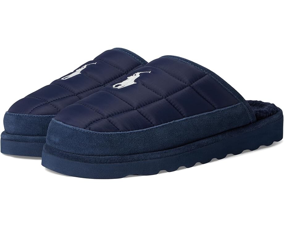 

Шлепанцы Polo Ralph Lauren Reade Recycle Scuff Ii Slipper, цвет Navy/White