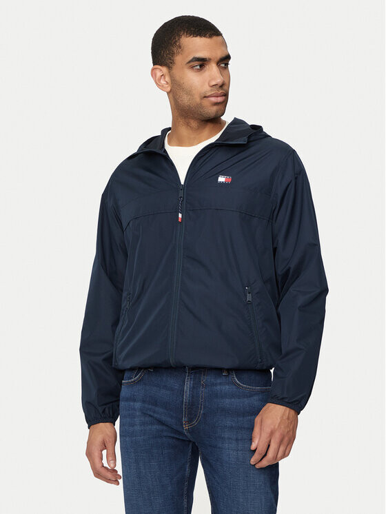 

Ветровка regular fit Tommy Jeans, синий