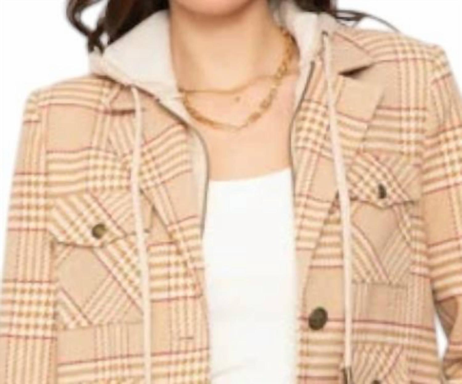 

Куртка Celine Dickie в клетку Camel Central Park West