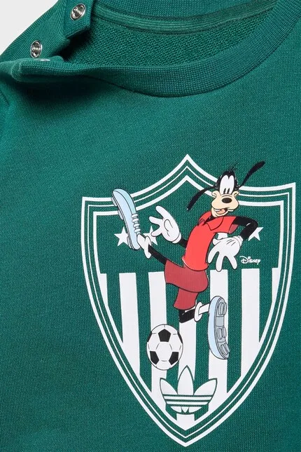 Детский комплект с Disney Adidas Originals, зеленый — фото 4