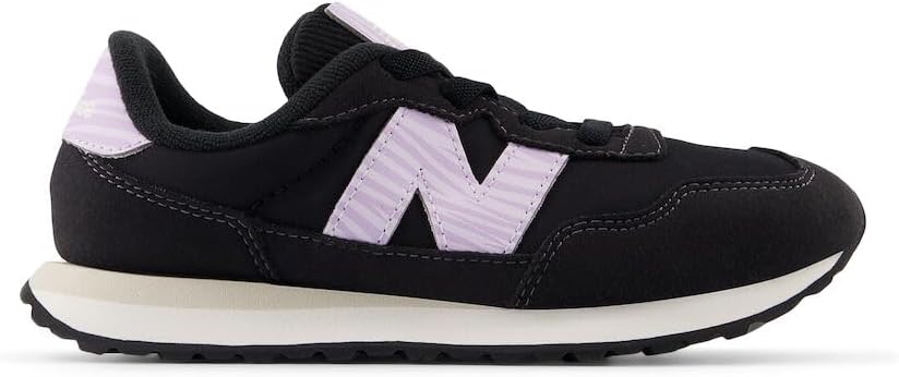 Детские кроссовки New Balance 237 V1 Bungee, черный/сиреневый — фото 3