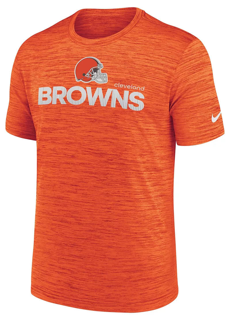 

Мужская оранжевая футболка Nike Cleveland Browns Modern Velocity Team