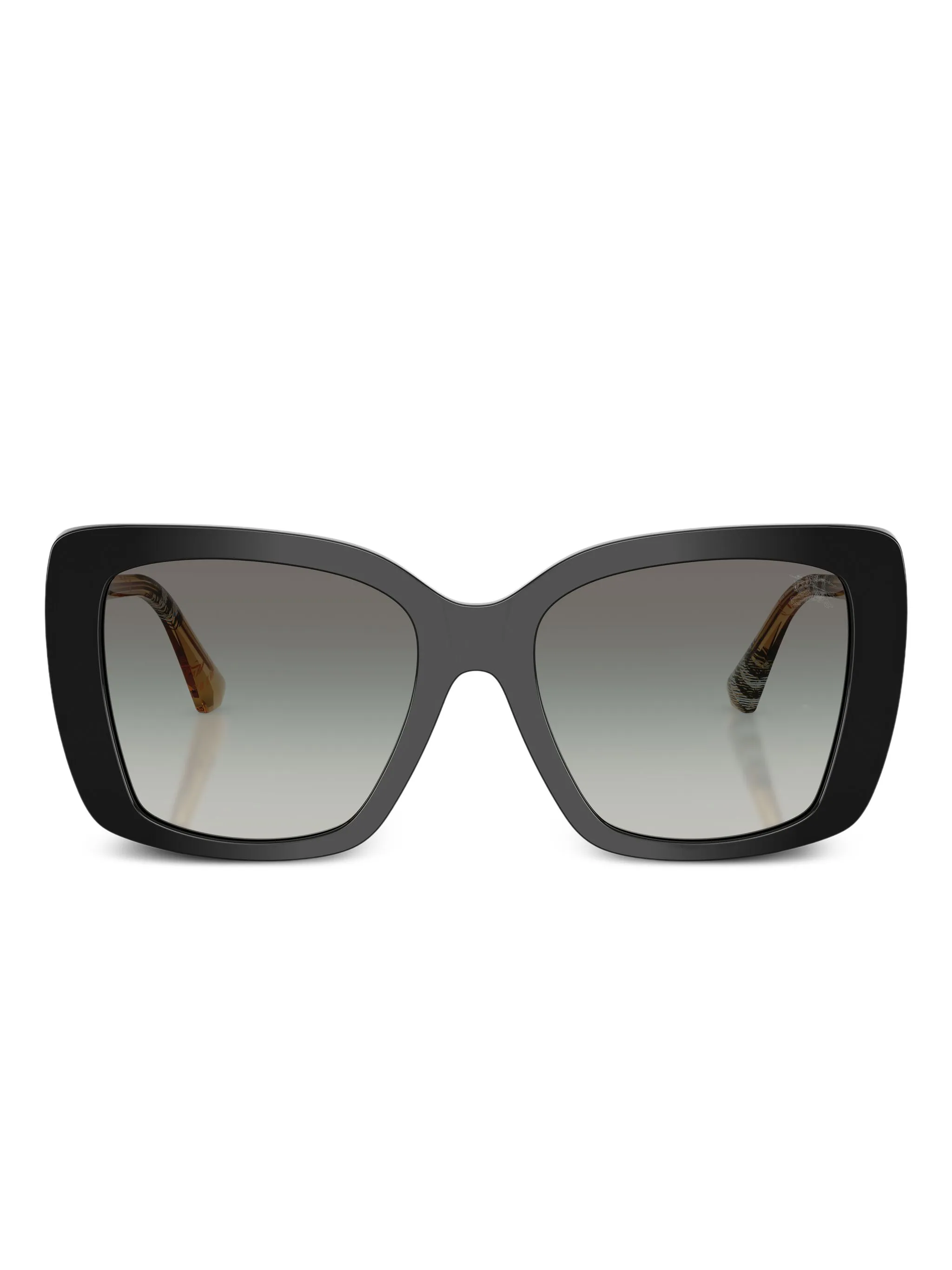 

Солнцезащитные очки в квадратной оправе Burberry, черный