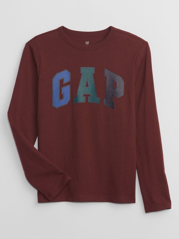 

Детская футболка с логотипом Gap, красный