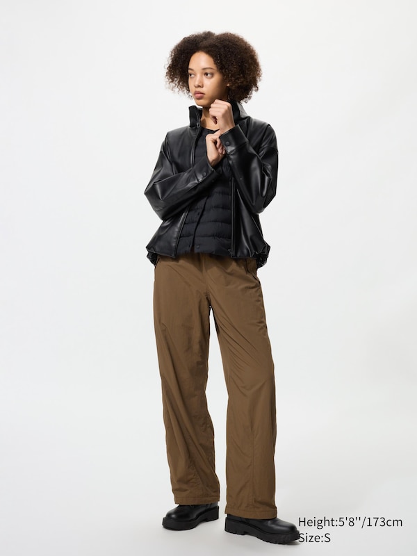 

Теплые брюки с подкладкой (удлиненные) Uniqlo, 36 brown