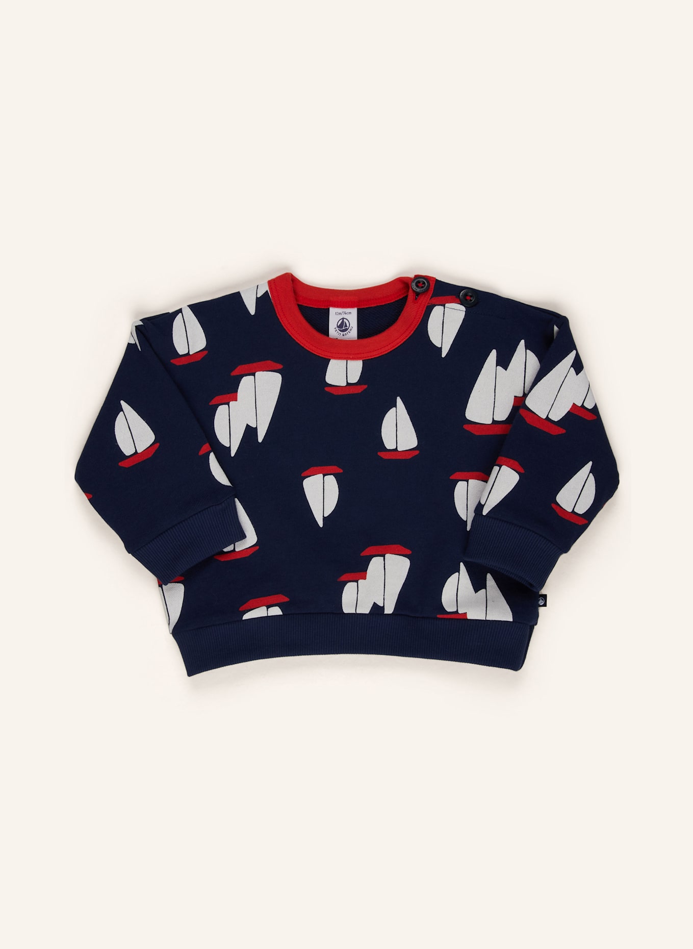 

Толстовка Petit Bateau, синий