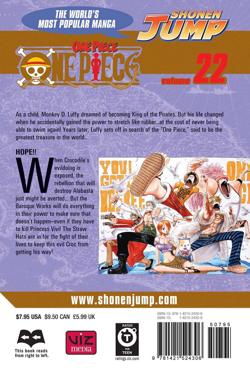 

Манга One Piece Manga Volume 22