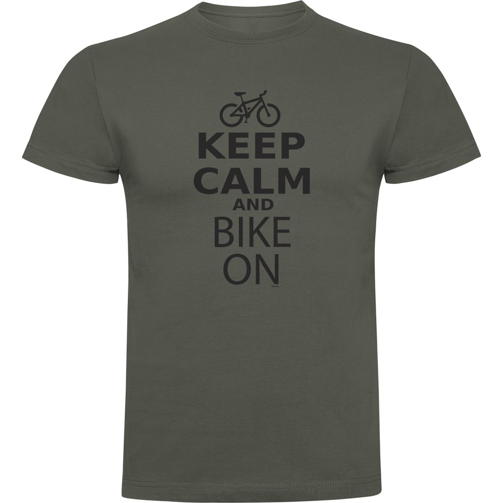 

Футболка Kruskis Keep Calm And Bike On, зеленый