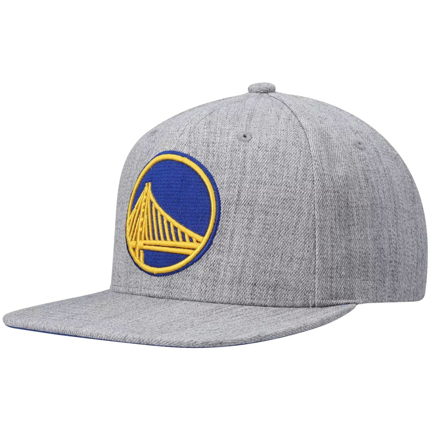 

Мужская серая кепка Mitchell & Ness Heathered Golden State Warriors 2.0 Snapback