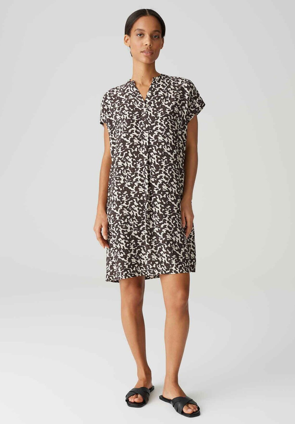 

Повседневное платье RELAXED FIT PRINT OPUS, коричневый