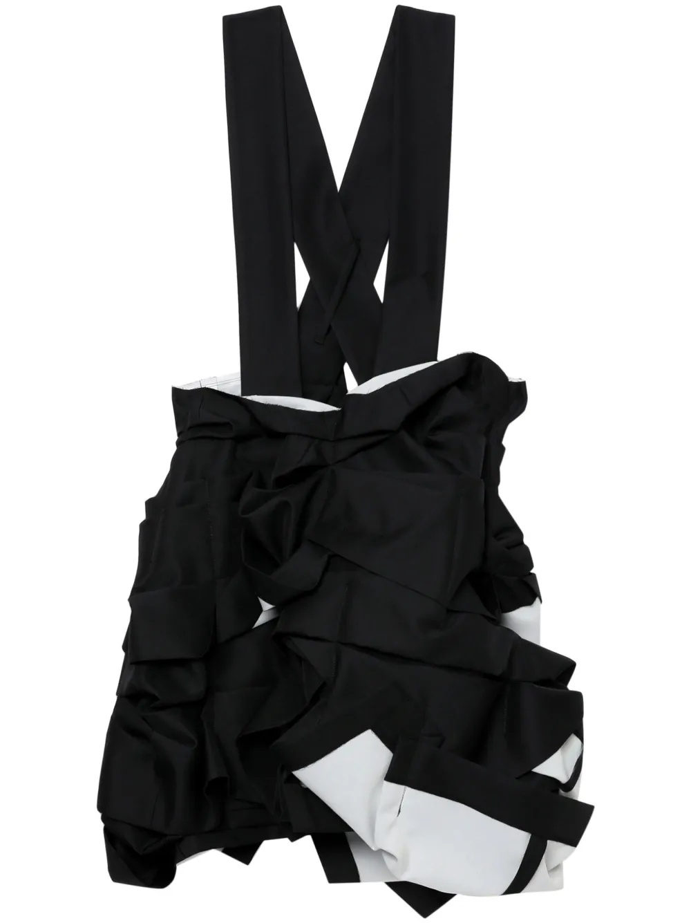 

Юбка Tuck с ремешками COMME DES GARCONS, черный