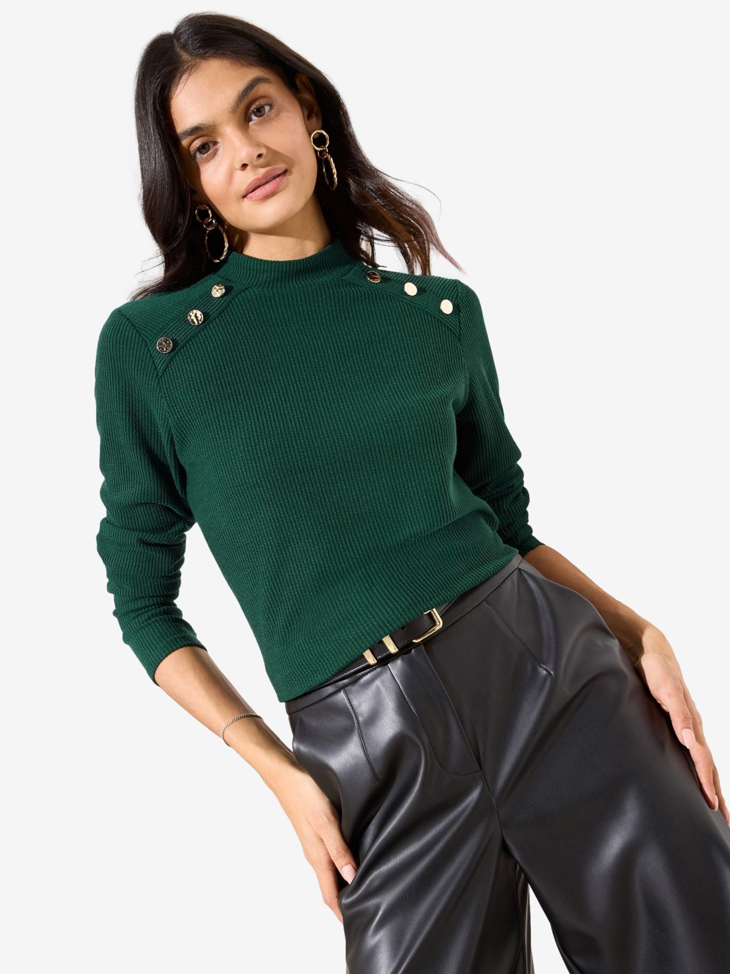 

Лонгслив 'Friends Like These' в темно-зеленом цвете