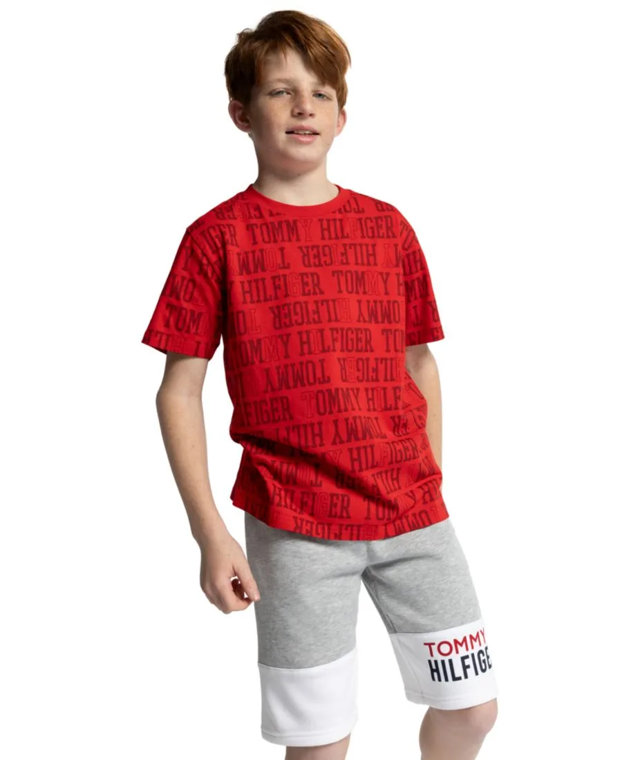 Детские шорты Tommy Pull-On Color-Block, размер 8-20 Tommy Hilfiger, серый heather