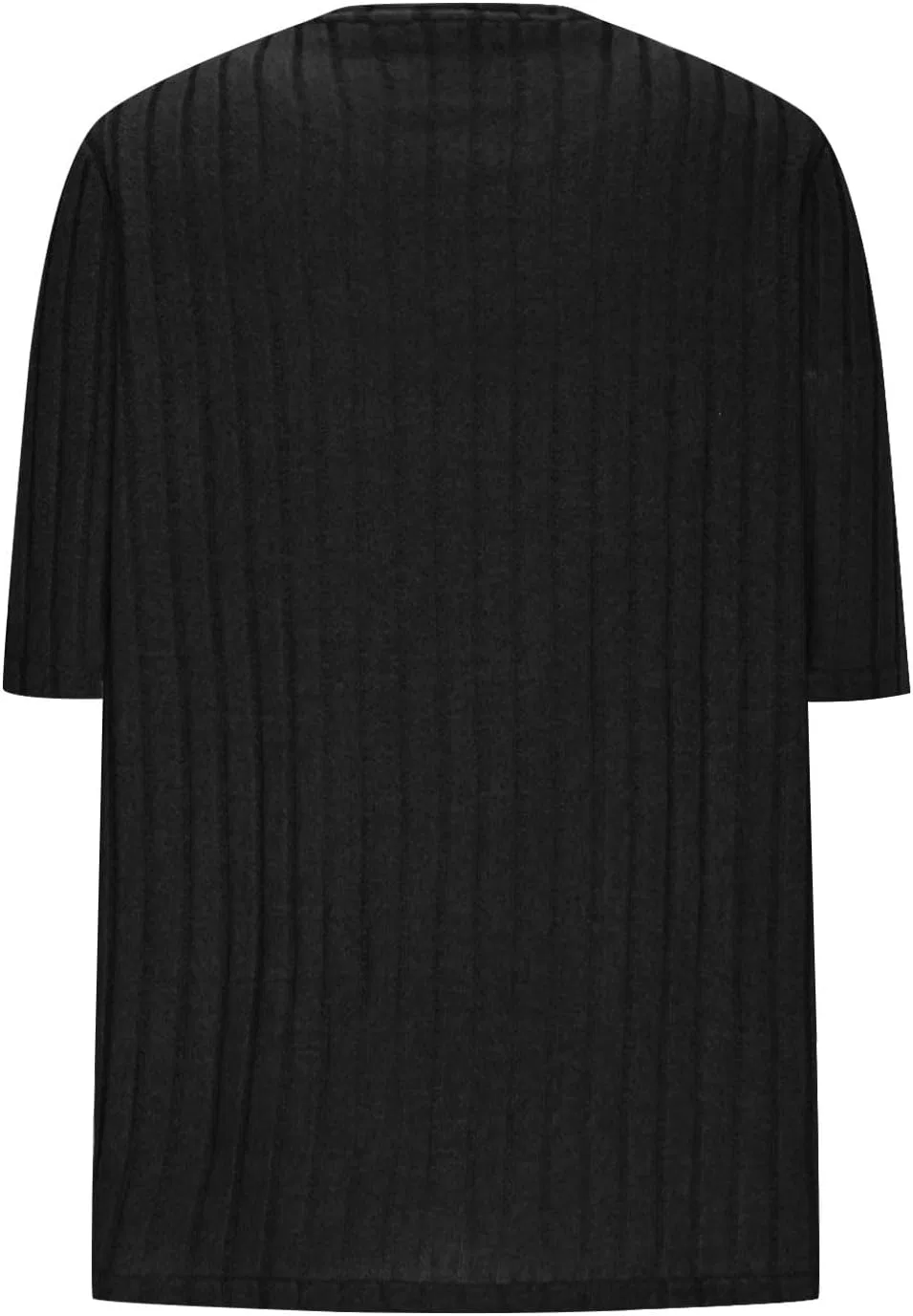 Женская футболка Ribbed Knit, Generic, Dark Gray — фото 3