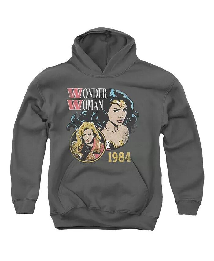 

84 Молодежная 84 Ретро-толстовка с капюшоном / Толстовка с капюшоном Wonder Woman, серый