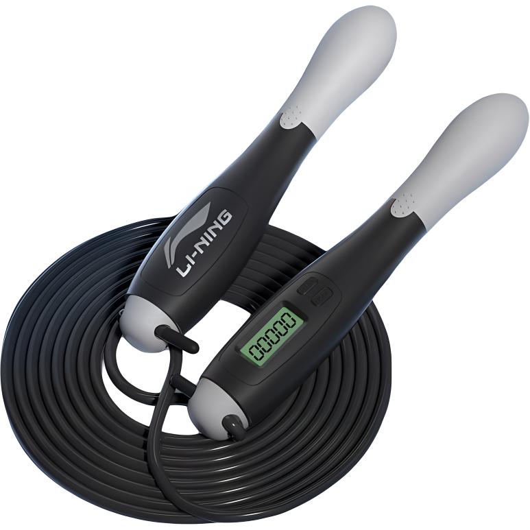 

Электронная скакалка со счетчиком Steel Wire Unisex LINING, черный