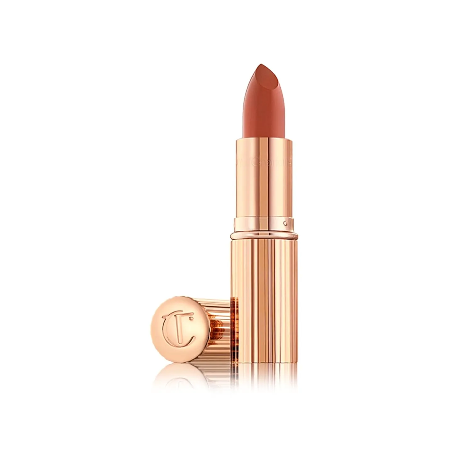 Помада Charlotte Tilbury KISSING - увлажняющая и питательная помада с светоотражающими пигментами для сияющего финиша и визуального увеличения объема губ., Stoned Rose - warm coral rose