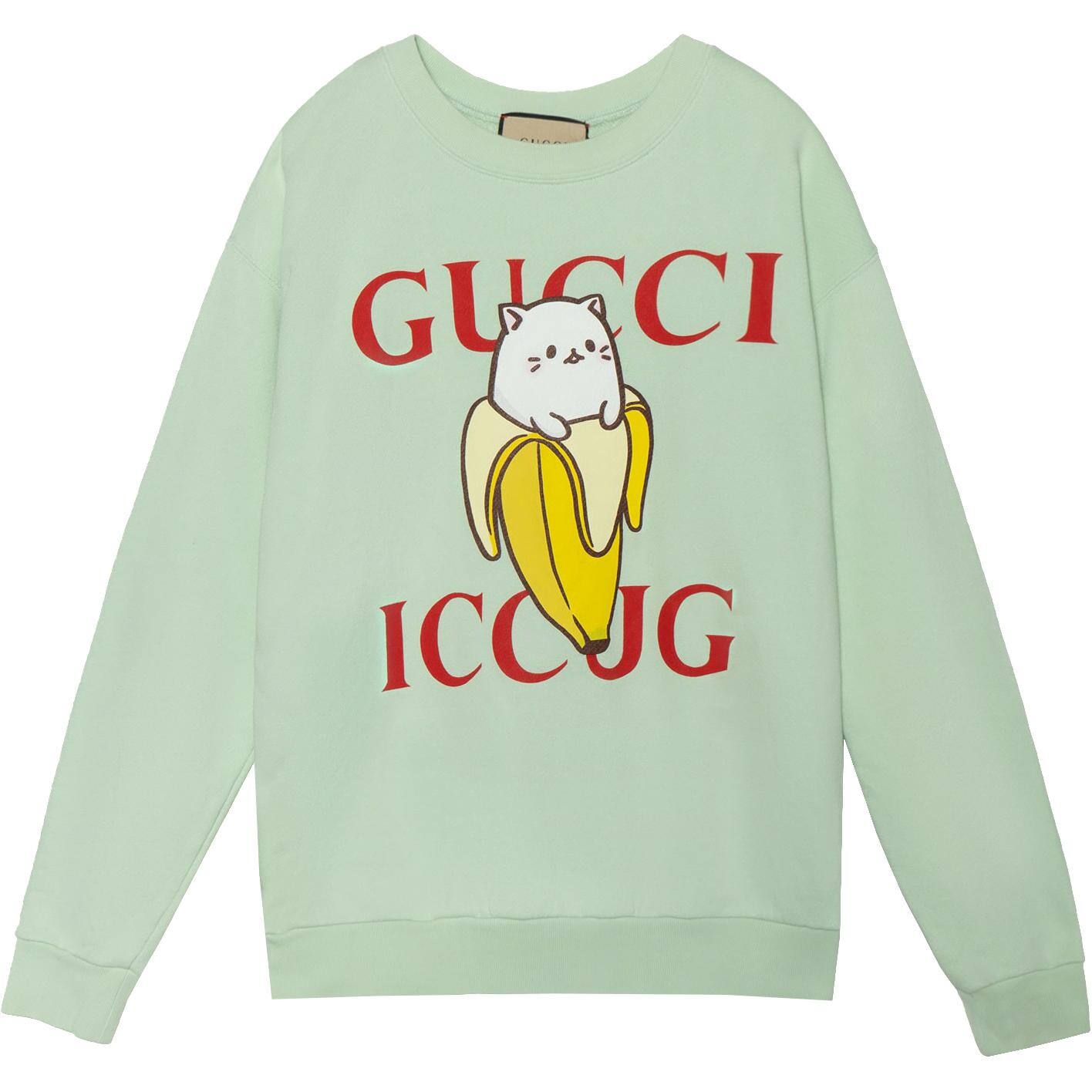 

Свитшот унисекс зеленый Gucci, зеленый