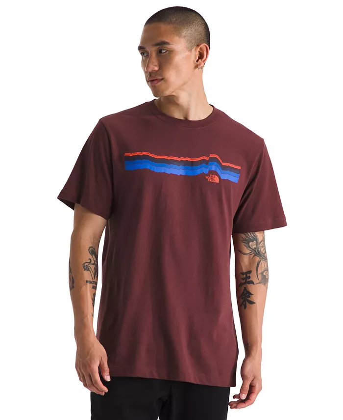 

Мужская футболка с коротким рукавом Evolution Tequila Sunrise с принтом The North Face, коричневый