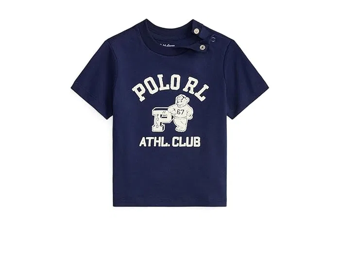 Футболка с логотипом хлопок Polo Ralph Lauren Kids, Nantucket Red
