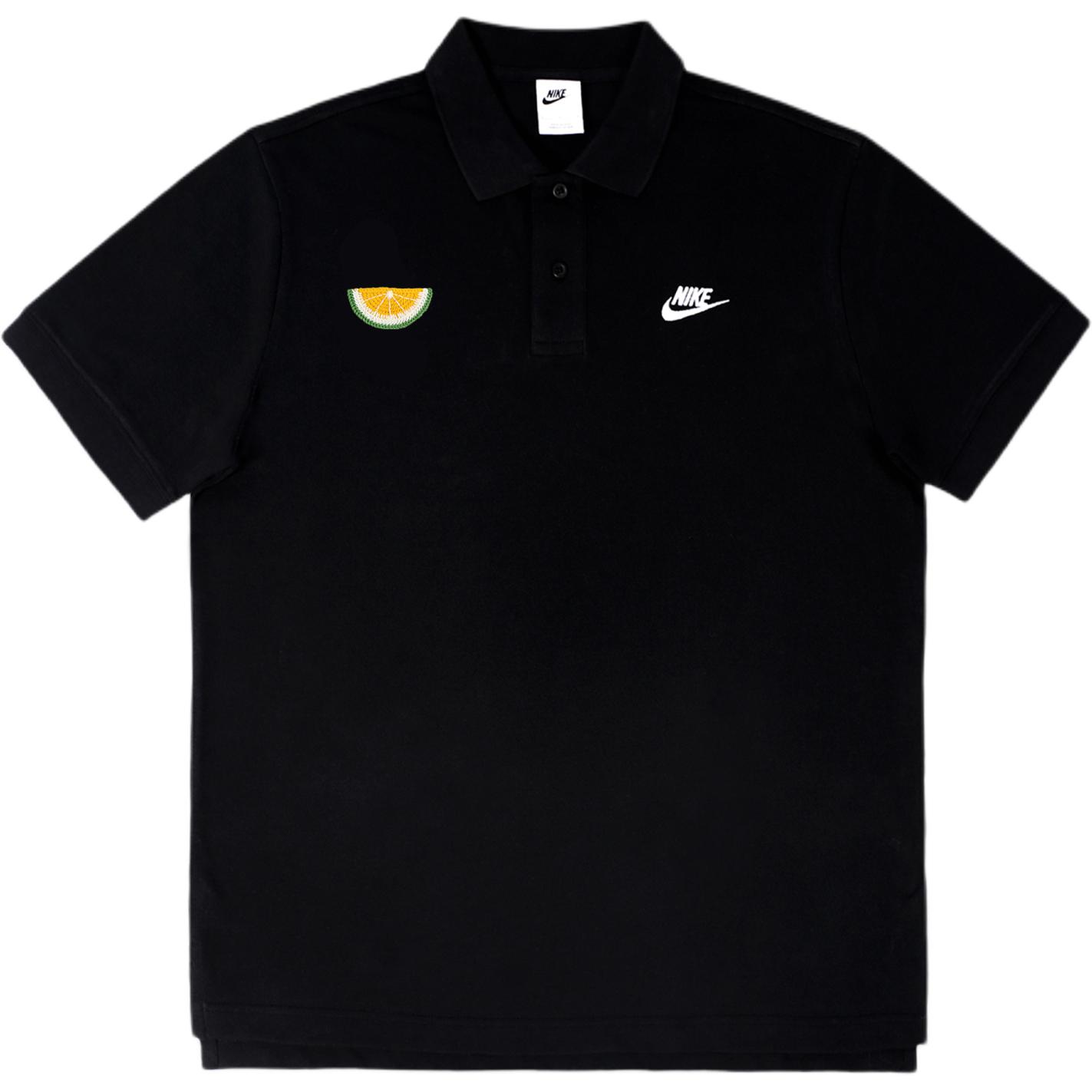 

Nike Мужская черная поло, Черный, Nike Мужская черная поло