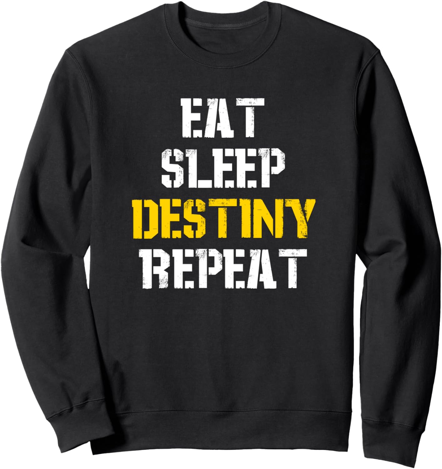 

Толстовка Eat Sleep Destiny Repeat для мужчин и женщин, черный
