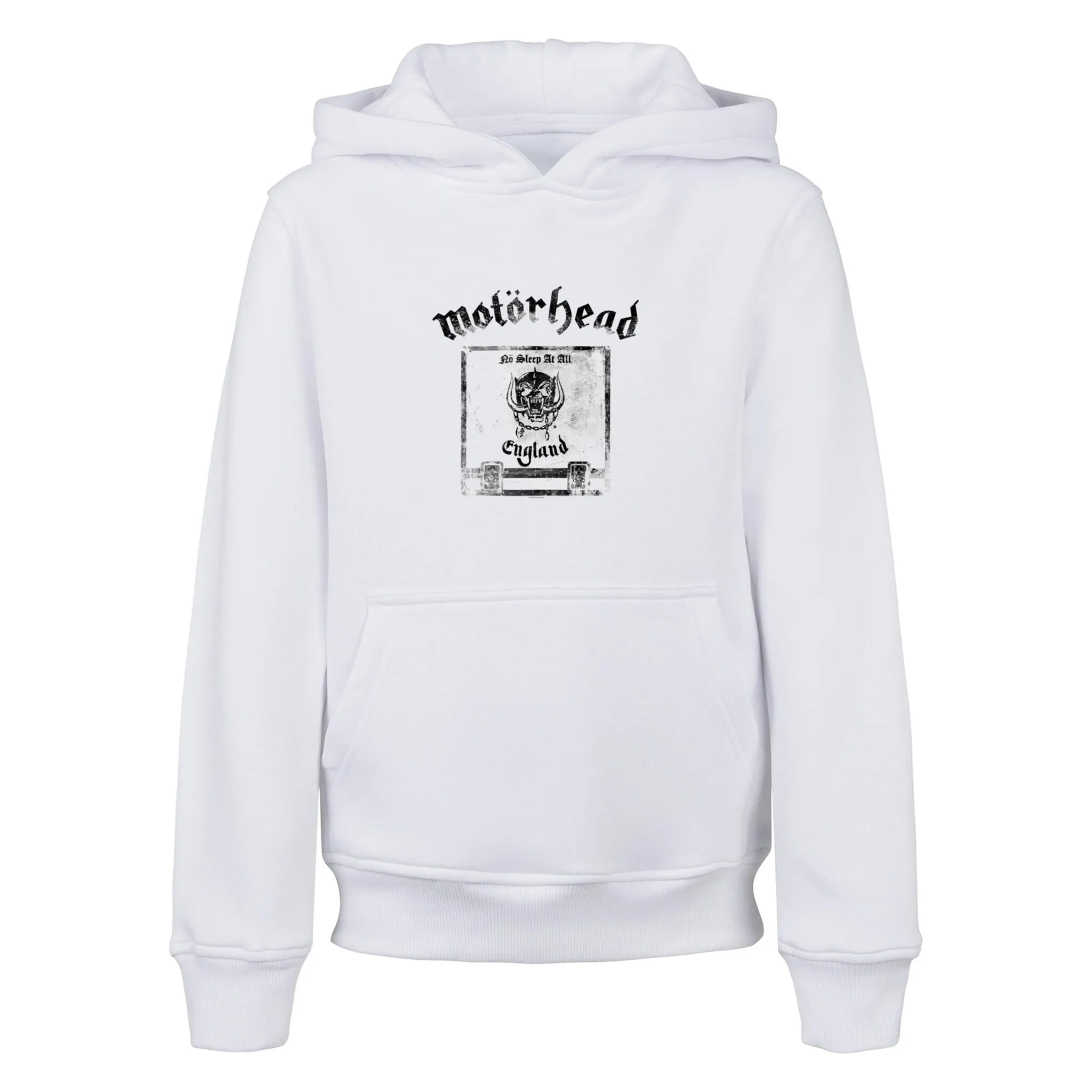 

Толстовка с капюшоном Merchcode «Merchcode Men's Kids Motorhead - No Sleep At All Basic Hoody», белый