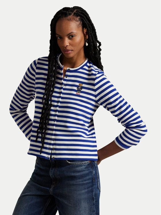 

Облегающий кардиган 211963465001 Polo Ralph Lauren, синий