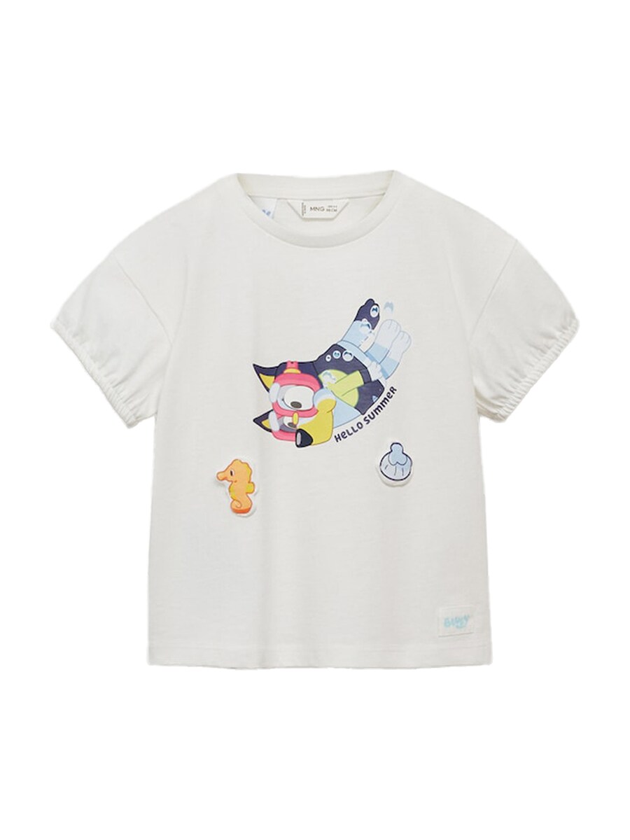 

Футболка MANGO KIDS BLUSEA, Off white