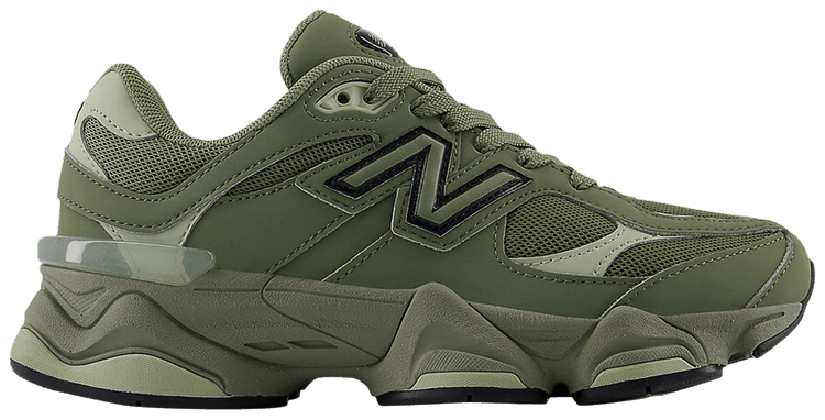 

Кроссовки New Balance 9060 Big Kid 'Dark Olivine', зеленый