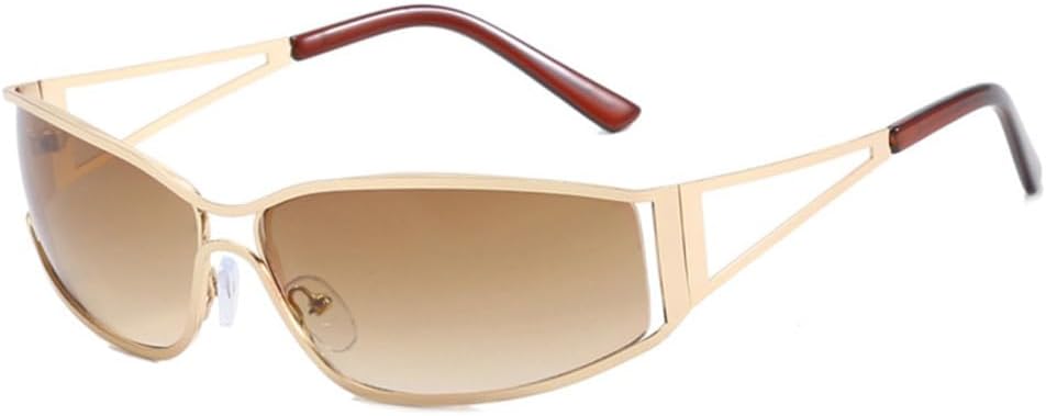 

Солнцезащитные очки для женщин и мужчин, большие солнцезащитные очки с градиентным рассеиванием, очки в стиле стимпанк, солнцезащитные очки с зеркальными линзами generic, C1-34576