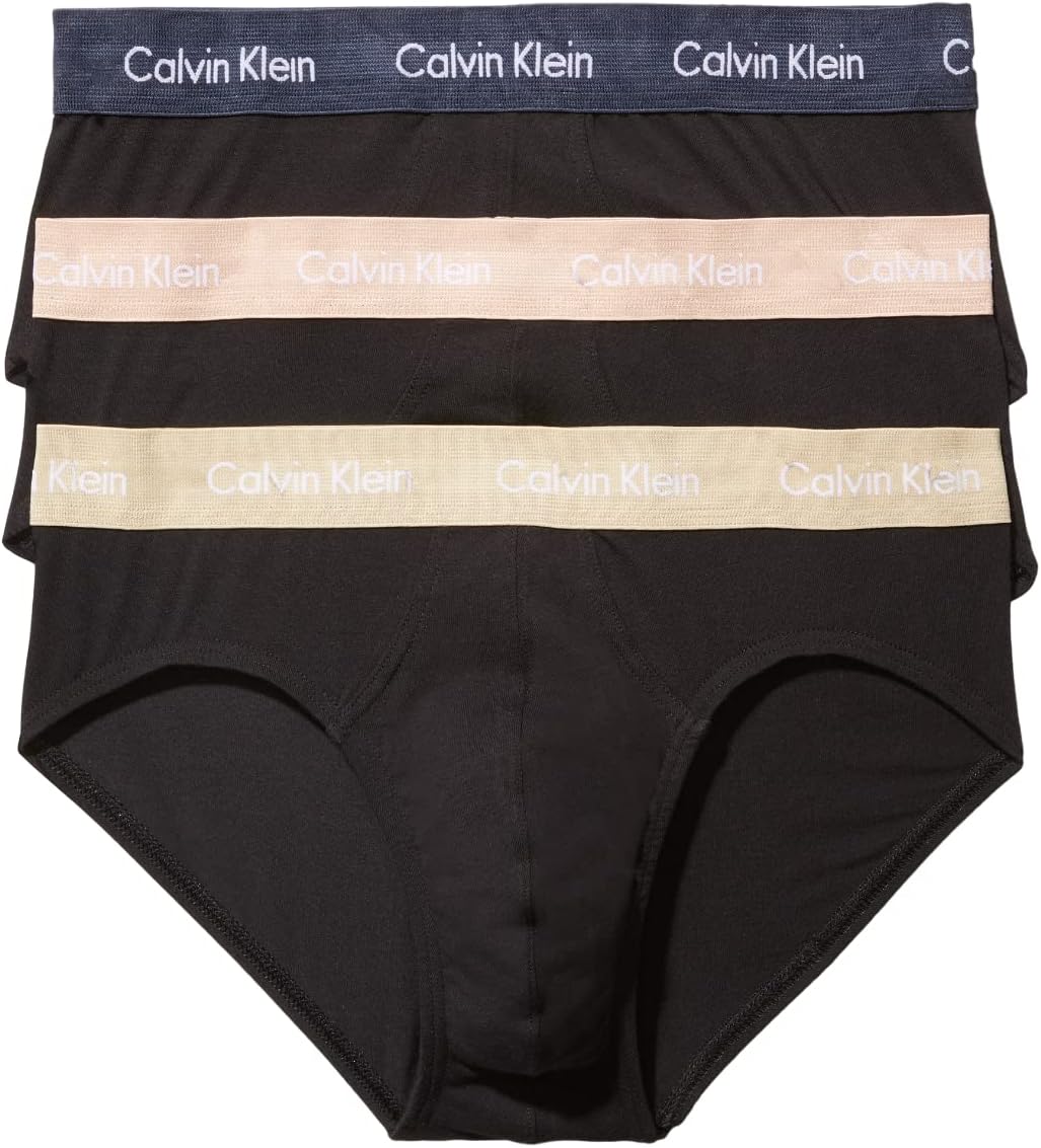 

Комплект из 3 трусов-брифов Calvin Klein Mens Cotton Stretch Hip, Black Bodies W/ Shoreline, Clay, Travertine
