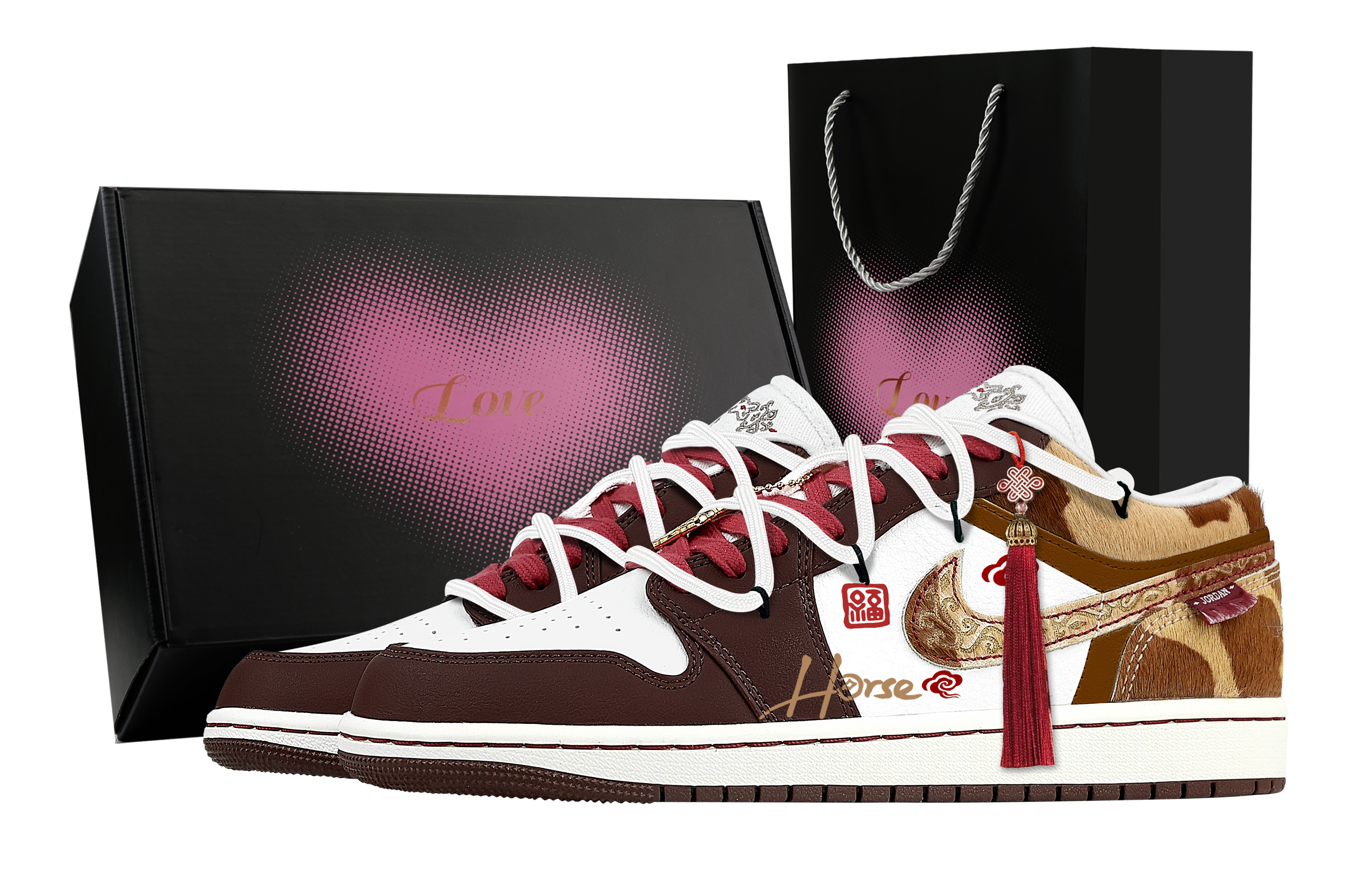 

Jordan Кроссовки Air 1 Abrasion Resistant Low top Vintage для мужчин, коричневые