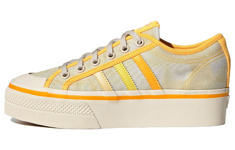 

Кроссовки Adidas Originals Nizza Platform Lo Parley Almost Yellow Orange Tint Women's