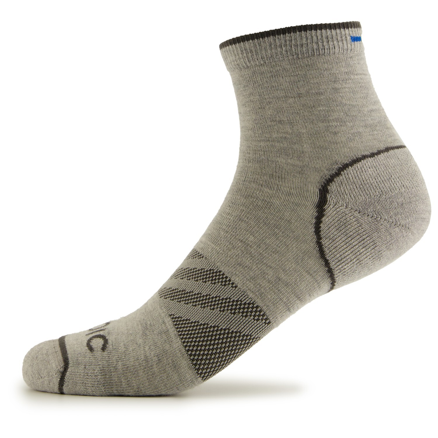 

Походные носки Stoic Merino Outdoor Quarter Socks Tech, цвет Light Grey Melange