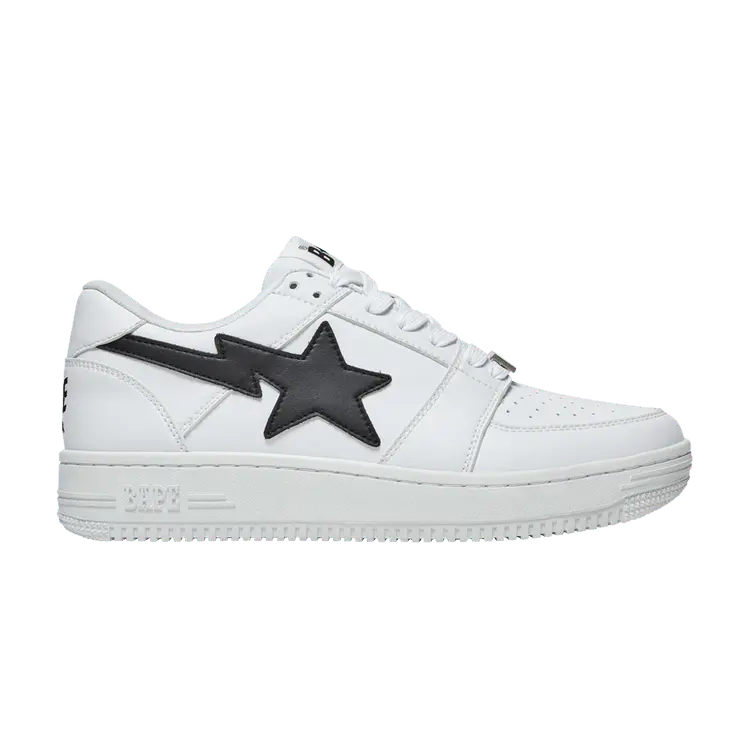 

Кроссовки BAPE Bapesta Low M2 'White Black', белый