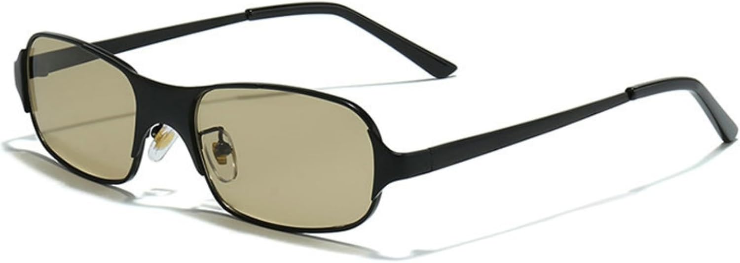 

Солнцезащитные очки Willochra Fashion Square для женщин и мужчин, прямоугольные солнцезащитные очки в стиле панк 90-х, черные, футуристические, с защитой от УФ-излучения UV400, C4