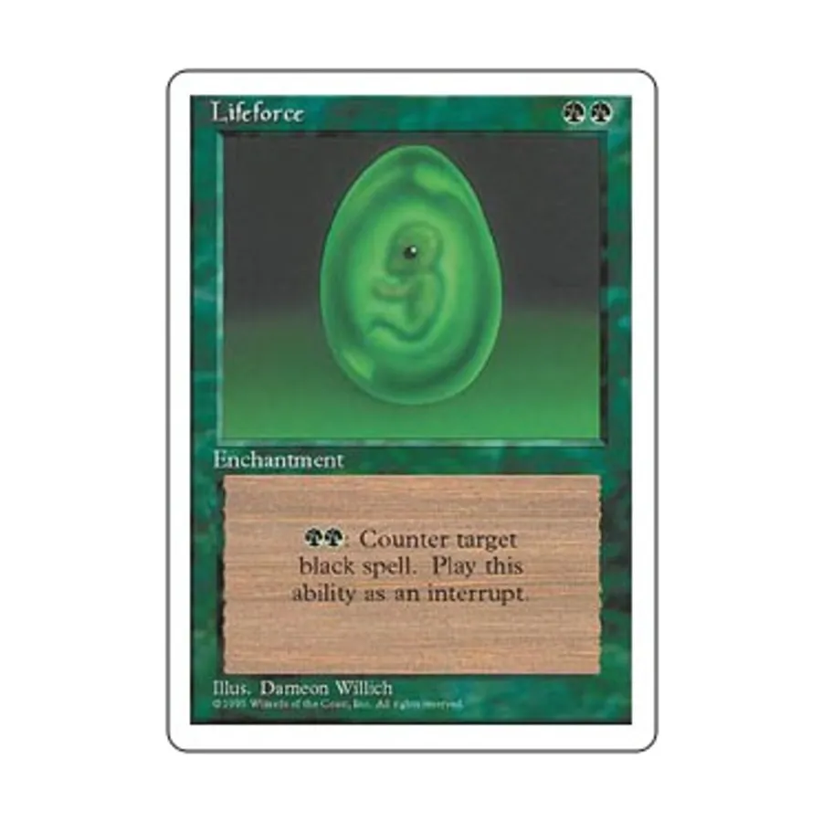 

CCG Жизненная сила (U), MTG - 4th Edition