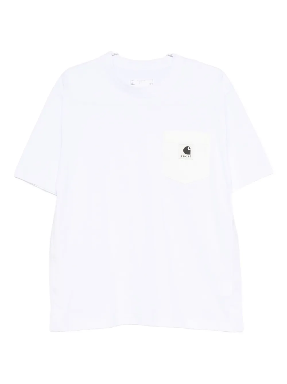 

Футболка с нашивкой-логотипом Sacai, белый