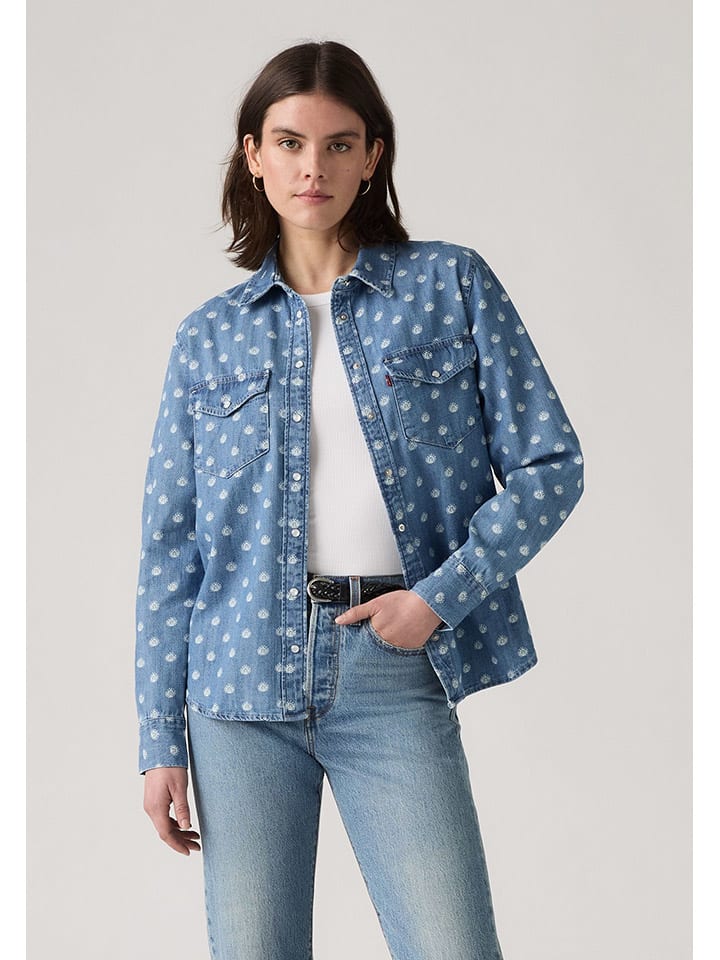 

Levi's Джинсовая рубашка синего цвета