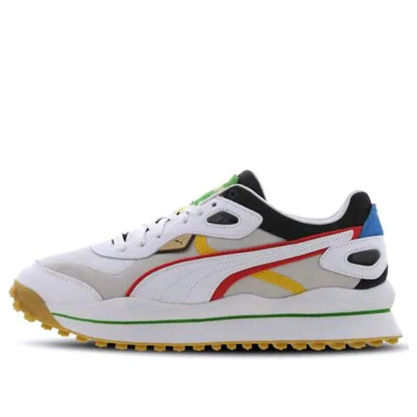 

Кроссовки street rider unity 'white high risk red' Puma, белый