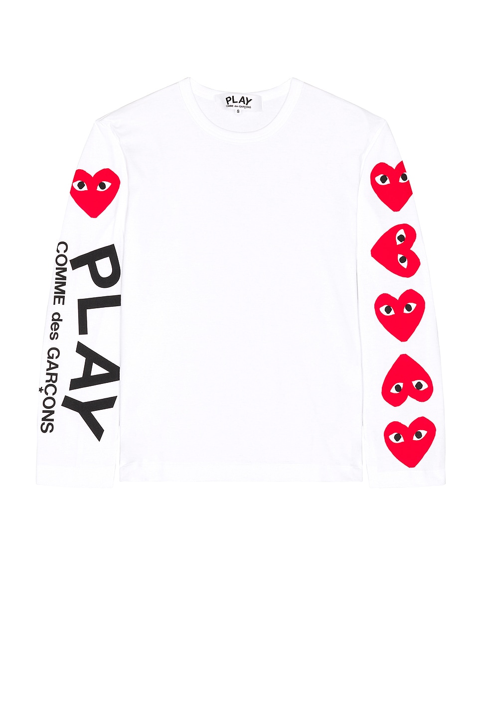 

Футболка с логотипом Comme Des Garcons Play, белый